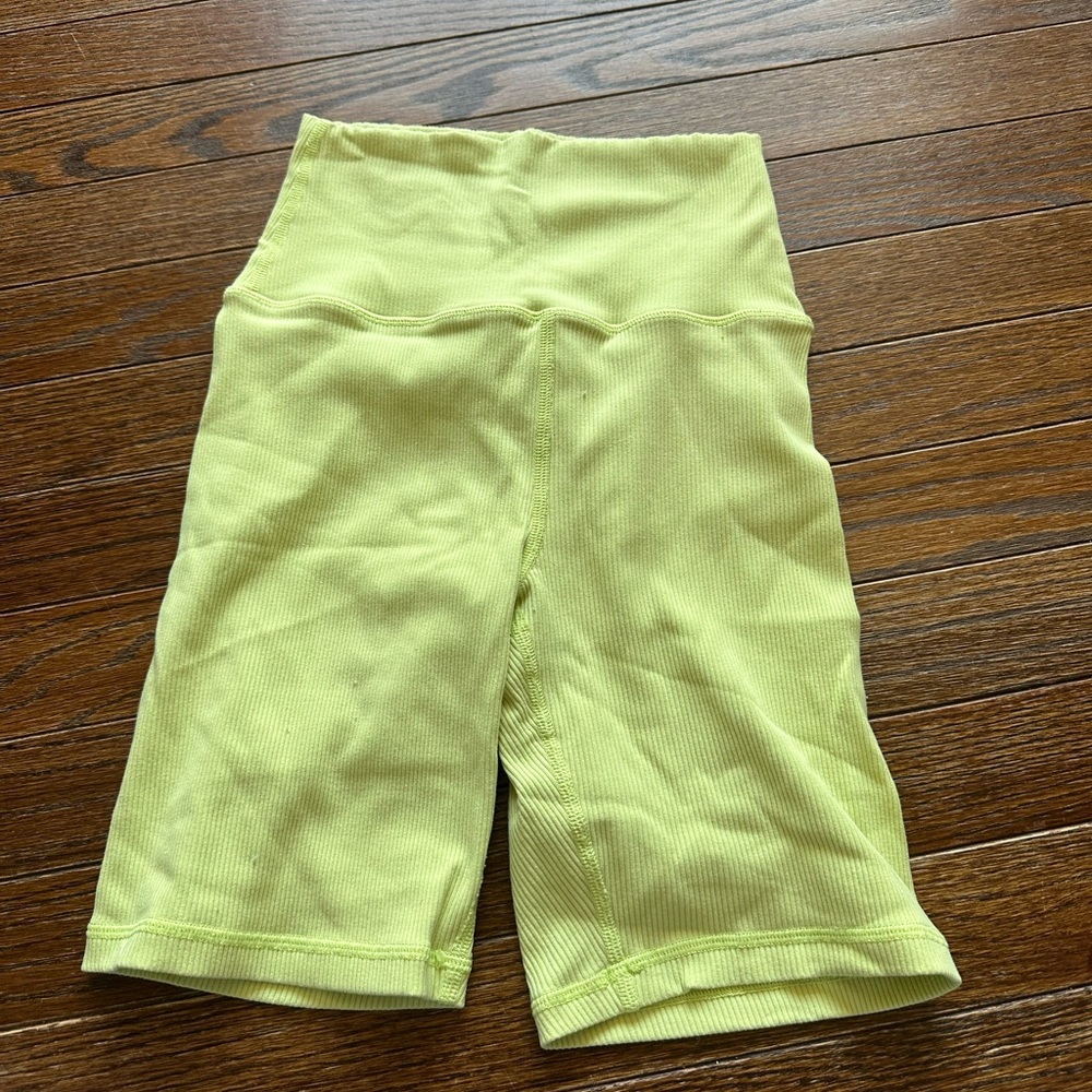 Lime Green Women's Bike Shorts